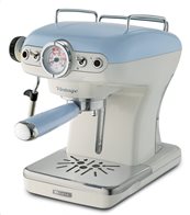 Ariete Μηχανή Espresso 900W Πίεσης 15bar Light Blue Vintage με δοχείο 0.9lt