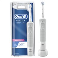Oral-B Ηλεκτρική Οδοντόβουρτσα Επαναφορτιζόμενη με Παλμική Κίνηση και Χρονομετρητή Vitality 100 Sensi UltraThin Grey Blister