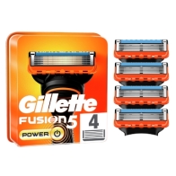GILLETTE Fusion5 Power Ανταλλακτικές Κεφαλές Ξυριστικής Μηχανής, 4 Τμχ - 81766648