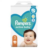 Pampers Active Baby Πάνες Μεγ. 3 (6-10kg) - 152 Πάνες - 81780945