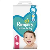 Pampers Active Baby Πάνες Μεγ. 4+ (10-15kg) - 120 Πάνες - 81750947
