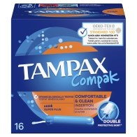 Tampax Compak Super Plus Ταμπόν Με Απλικατέρ  16 Τεμ. - 83746874