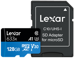 Lexar High-Performance 633x Micro-SD 128GB