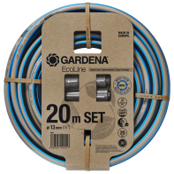 Gardena 18931-20 Λάστιχο Ecoline 1/2" - 20m σετ με συνδέσμους & ακροφύσιο