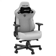 Anda Seat Kaiser 3 XL Καρέκλα Gaming Υφασμάτινη με Ρυθμιζόμενα Μπράτσα Grey Fabric