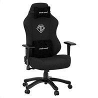 Anda Seat Καρέκλα Gaming Δερματίνης Phantom 3 με Ρυθμιζόμενα Μπράτσα Υφασμάτινη Black
