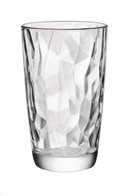 Bormioli Rocco Ποτήρι Νερού Σωλήνα Diamond 470ml Γυάλινο Διάφανο Set 6τμχ