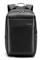 ARCTIC HUNTER τσάντα πλάτης B00218-BK με θήκη laptop αδιάβροχη μαύρη