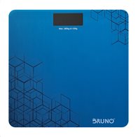 BRUNO ψηφιακή ζυγαριά BRN-0073 έως 180kg επαναφορτιζόμενη μπλε