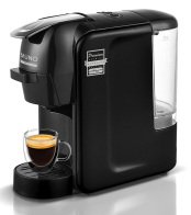 Bruno Καφετιέρα Espresso 3-σε-1 BRN-0124 1450W 19 bar Mαύρo
