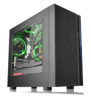 THERMALTAKE PC case micro tower Versa H18 398x205x439mm 1x fan μαύρο