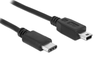 POWERTECH καλώδιο USB-C σε USB Mini CAB-UC079 1.5m μαύρο