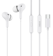 Celebrat Ακουστικά με Μικρόφωνο D13 USB-C 1.2m Λευκά
