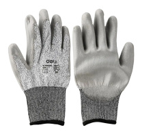 DELI γάντια εργασίας DL521043L ανθεκτικά σε κοψίματα XL γκρι