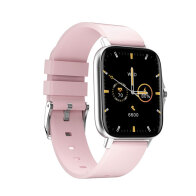 Egoboo Smartwatch M4 με Παλμογράφο Ροζ