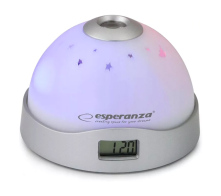 ESPERANZA επιτραπέζιο ρολόι EHC001 με προβολέα & LED ξυπνητήρι