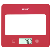Sencor Ψηφιακή Ζυγαριά Κουζίνας 5kg SKS 5024RD Κόκκινη