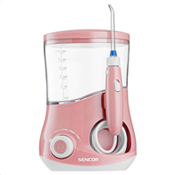 Sencor Water Flosser Συσκευή Καθαρισμού Δοντιών Mε Πίεση Νερού SOI 2201RS Ροζ με 10 Προγράμματα και 4 Κεφαλές