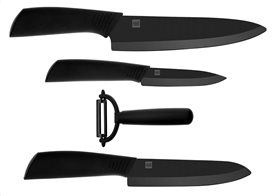 MIJIA σετ 4 μαχαιριών HU0010 κεραμικά μαύρο