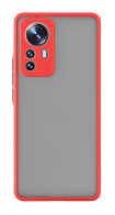 POWERTECH Θήκη Color Button MOB-1873 για Xiaomi 12/12X κόκκινη