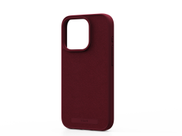 MOB NJORD IPHONE 15 PRO CASE SUEDE MAGSAFE RED