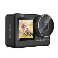 Egoboo X Maui And Sons Action Camera 4K Ultra HD Υποβρύχια με Θήκη με Οθόνη 2.33" Eye Pro Μαύρη