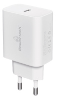 POWERTECH φορτιστής τοίχου PT-1043 USB-C PD QC3.0 30W λευκός