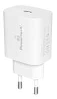 POWERTECH φορτιστής τοίχου PT-1091 USB-C PD 20W λευκός