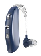 POWERTECH ακουστικό βαρηκοΐας PT-1096 επαναφορτιζόμενο Bluetooth μπλε