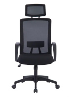 POWERTECH καρέκλα γραφείου PT-1139 με μπράτσα ρυθμιζόμενη μαύρη