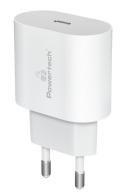 POWERTECH φορτιστής τοίχου PT-1150 USB-C 12W λευκός