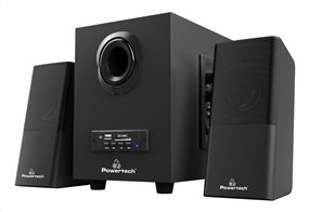 Powertech Ηχεία Premium Sound PT-846 16W USB/SD/FM/BT Remote Μαύρα