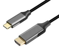 POWERTECH καλώδιο USB-C σε HDMI PTH-074 8K 1.8m μαύρο