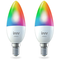 INNR Έξυπνος Λαμπτήρας Led Κερί Smart Candle E14 RGBW CCT 470lm Zigbee 3.0  2-Pack