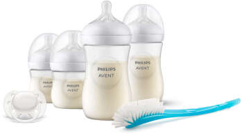 Philips Avent Σετ για νεογέννητα Natural Response (2 μπιμπερό 125 ml, 2 μπιμπερό 260 ml, 1 πιπίλα ultra soft 0-6μηνών, 1 βούρτσα καθαρισμού)