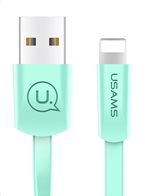 USAMS Καλώδιο USB σε Lightning US-SJ199 1.2m Πράσινο