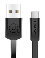 USAMS Καλώδιο USB σε Type-C US-SJ200 1.2m Mαύρο