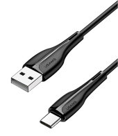 USAMS καλώδιο USB-C σε USB US-SJ372 2A 1m μαύρο