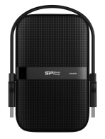 SILICON POWER εξωτερικός HDD Armor A60 1TB USB 3.2 μαύρος