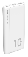 SILICON POWER power bank QP15 10000mAh 2x USB & USB Type-C 3A λευκό