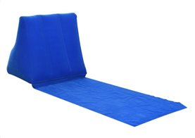 Αδιάβροχο χαλάκι παραλίας SUMM-0003 με φουσκωτό μαξιλάρι μπλε