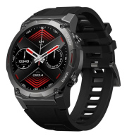 ZEBLAZE smartwatch Vibe 7 Pro 1.43" AMOLED ηχείο & mic 3 ATM μαύρο
