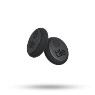Tile Αυτοκόλλητο Εντοπισμού Bluetooth Sticker 2020 2-pack Μαύρο