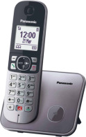 Panasonic Ασύρματο Τηλέφωνο με Aνοιχτή Aκρόαση KX-TG6851 Γκρι