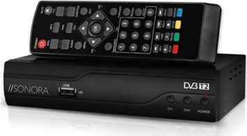 SONORA Επίγειος ψηφιακός δέκτης MPEG-4 υψηλής ευκρίνειας (FHD), DVB T2-001