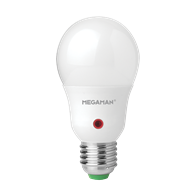 Megaman Λάμπα LED για Ντουί E27 Θερμό Λευκό 600lm με Φωτοκύτταρο 40-03833