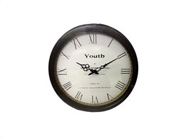 Αναλογικό ρολόι τοίχου classic με θέμα Youth, Schafer
