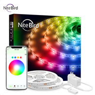 NiteBird Ταινία LED Smart RGB 5m με Τροφοδοτικό SMD5050 12V SL2 IP20 30 LED/m