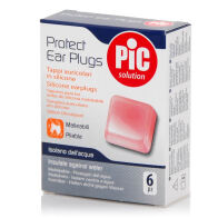 PiC Solution Protect Ωτοασπίδες Σιλικόνης σε Ροζ Χρώμα 6τμχ