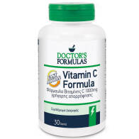 Doctor's Formulas Vitamin C Fast Action Βιταμίνη για Ενέργεια & Ανοσοποιητικό 1000mg 30 ταμπλέτες
